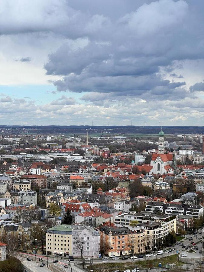 Cityapartment Im 33. Stock Augsburg Eksteriør bilde